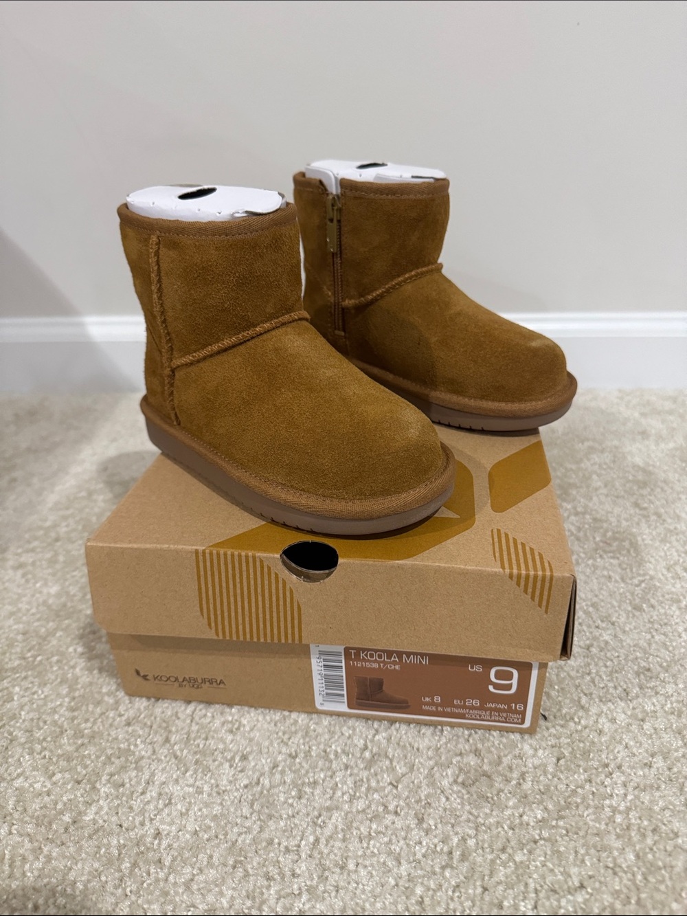 Koolaburra Chestnut Suede Boots